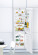 Vestavné chladničky kombinované s mrazničkou dole /nahoře