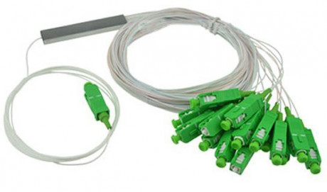 Splitter PLC optický -1x16 1260-1650nm, SC/APC, 1,5m