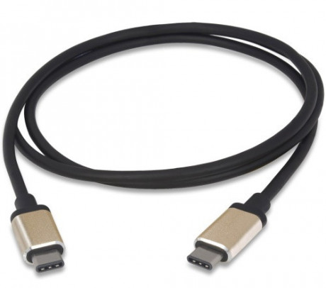 Kabel USB 3.1 konektor C/male - USB 3.1 konektor C/male ,1m hliníkové konektory