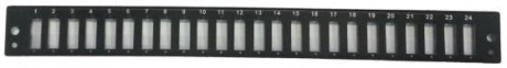 Panel 24xSC duplex pro 19' Optická vana černá