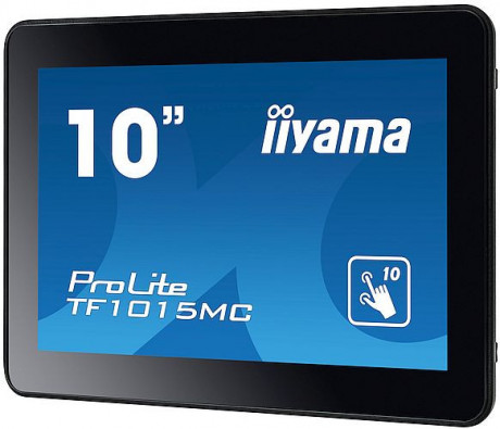Dotykový monitor IIYAMA ProLite TF1015MC-B2, 10 kioskový  VA LED, PCAP, 25ms, 450cd/m2, USB, VGA/HD