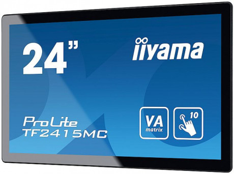 Dotykový monitor IIYAMA ProLite TF2415MC-B2, 23,8 kioskový VA LED, PCAP, 16ms, 315cd/m2, USB, VGA/H