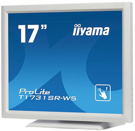 Dotykový monitor IIYAMA ProLite T1731SR-W5, 17 LED, 5wire, 5ms, 200cd/m2, USB, VGA/HDMI/DP, matný, 