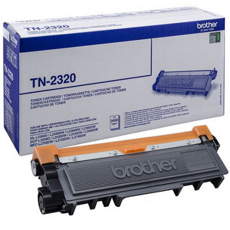 Toner Brother TN-2320 (HL-L23xx, DCP-L25xx, MFC-L27xx, 2600 str., 5%, A4)