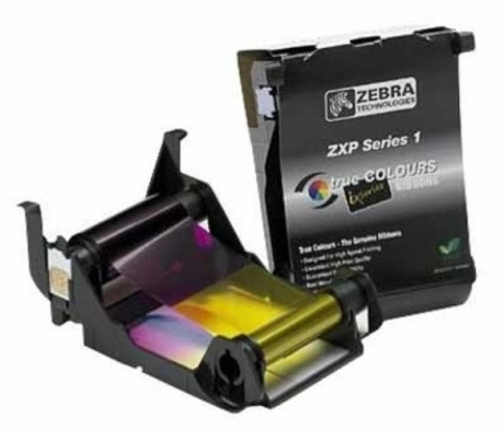 Páska Zebra ZXP1 YMCKO, barevná barvící páska