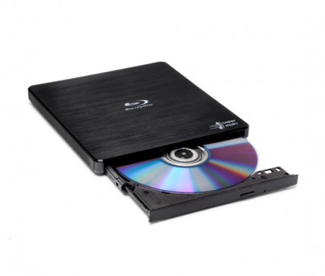 Mechanika LG HITACHI - externí mechanika BD-W/CD-RW/DVD±R/±RW/RAM/M-DISC BP55EB40, Black, box+SW