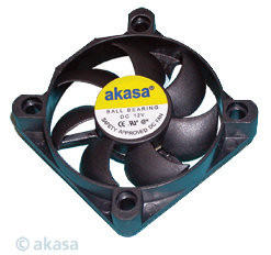 Ventilátor Akasa DFS501012M 5cm, černý