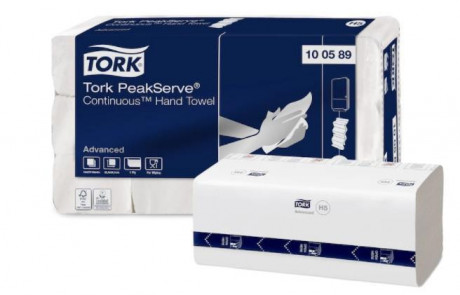 Ručníky Tork papírové navazující PeakServe® bílá H5 3240ks - 1krt