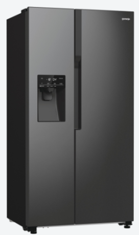 Gorenje NRR9185ESBXL Řada G800 Volně stojící chladničky Side by Side, 178.6 x 91.5 x 69.8 cm, Černá