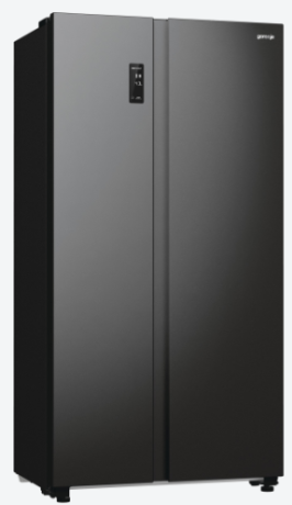 Gorenje NRR9185DABXL Řada G600 Volně stojící chladničky Side by Side, 178.6 x 91.5 x 67 cm, Černá