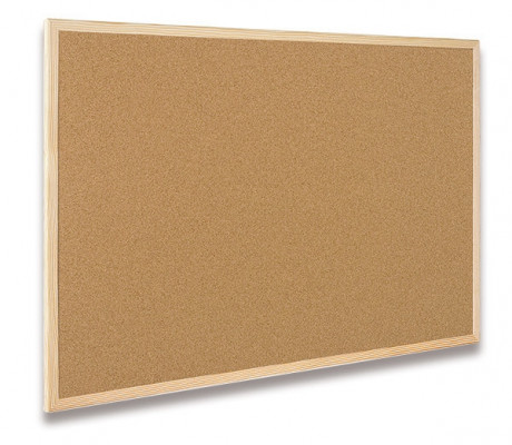Nástěnka CLASSIC Cork Board Eco 40x60cm, korek, dřevěný rám