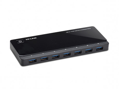 USB hub TP-Link UH720 7-port USB 3.0, 2 porty pro dobíjení (2.4A max)