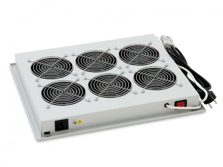 Ventilační jednotka Triton spodní (horní) 220V/90W 6x ventilátor,šedá