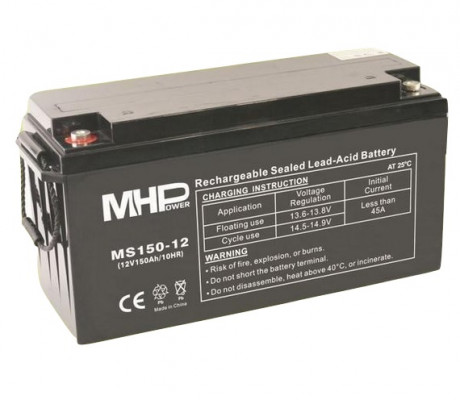 Baterie MHPower MS150-12 VRLA AGM 12V/150Ah