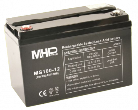 Baterie MHPower MS100-12 VRLA AGM 12V/100Ah