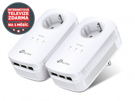 Powerline ethernet TP-Link TL-PA8030P KIT starter kit, adaptér (1200 Mbps)