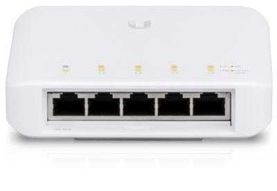 Switch Ubiquiti Networks USW-FLEX UniFi  Flex, 5x GLan, PoE-In, 4x PoE-Out