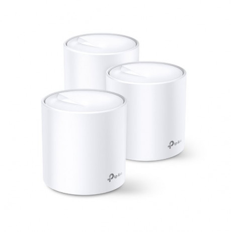 WiFi router TP-Link Deco X20(3-pack) AX1800, WiFi 6, 2x GLAN, / 574Mbps 2,4GHz/ 1201Mbps 5GHz