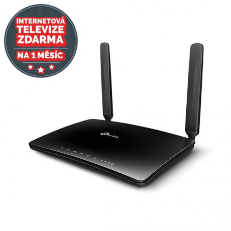 Modem TP-Link Archer MR400 LTE s WiFi routerem, AC1350, 3x LAN, 1x WAN, 1x slot SIM/ 450/867Mbps