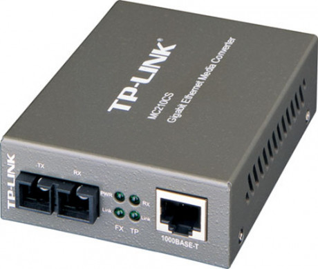 Převodník TP-Link MC210CS Transceiver, 1000TX/1000FX SM, SC, 15 k(9V)