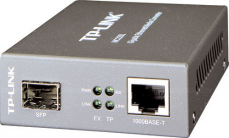 Převodník TP-Link MC220L Transceiver, 1000TX/1000FX - Verze 2 (9V)