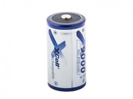 Baterie Avacom Xcell D (velký monočlánek) LR20R, 9000mAh Ni-MH 1ks Bulk - nabíjecí