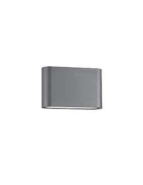 Svítidlo Nova Luce SOHO WALL GREY 2 nástěnné, IP 54, 2x5 W