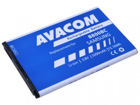 Baterie Avacom pro Samsung N9005 Galaxy NOTE 3 Li-Ion 3,7V 3200mAh (náhrada EB-B800BEB) - neoriginál