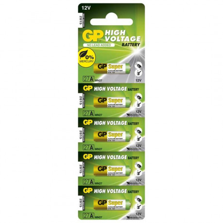 Baterie GP Super Alkaline 27A, 5ks