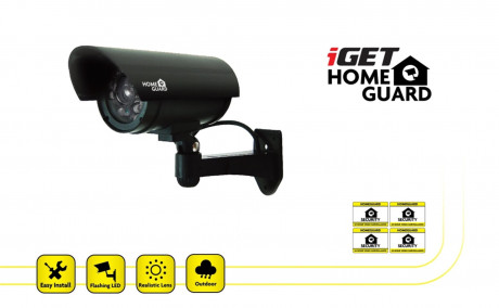 Atrapa iGET HOMEGUARD HGDOA5666 maketa CCTV nástěnné kamery