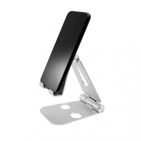 Stojánek FIXED Frame PHONE na stůl pro mobilní telefony, hliníkový stříbrný