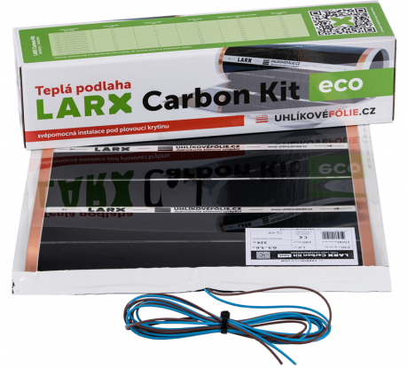 LARX Carbon Kit eco 100 W, topná fólie pro svépomocnou instalaci, délka 2,0 m, šířka 0,5 m