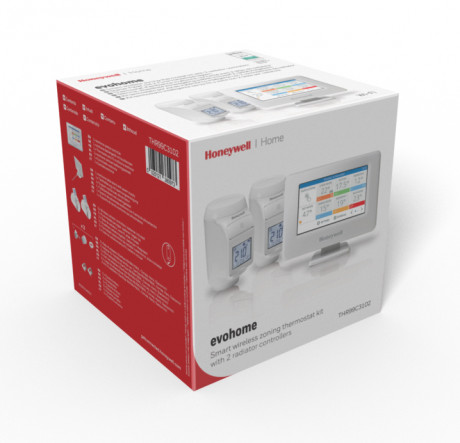 Honeywell Evohome Starter Set 2 CZ THR99C3102, Evohome Touch WiFi + 2x termohlavice HR92