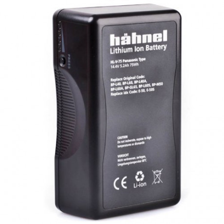 Hähnel HL-V75 Li-Ion baterie V-mount LED - 14,4V, 75Wh