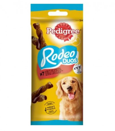 PEDIGREE pochoutka Rodeo Duo s hovädzím a sýrom 123g