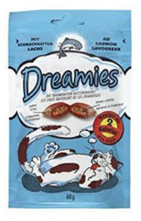 DREAMIES pochoutka s lososem 60g