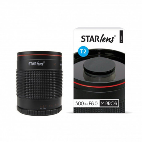 Starlens katadioptrický objektiv 500mm F8 bajonet T2