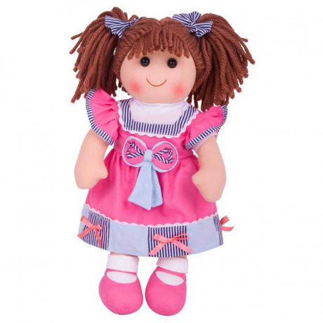 Panenka Bigjigs Toys látková Emma 38 cm