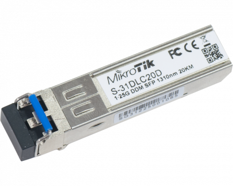 SFP modul Mikrotik S-31DLC20D SM, 20km, 1.25G