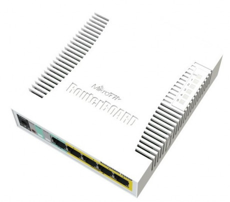 Switch Mikrotik RouterBOARD 106-1G-4P-1S (RB260GSP) 5-port Gigabit smart switch with SFP cage, SwOS,