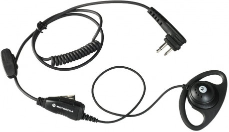 Motorola HKLN4599A, D-Style Earpiece With In-Line Microphone and PPT