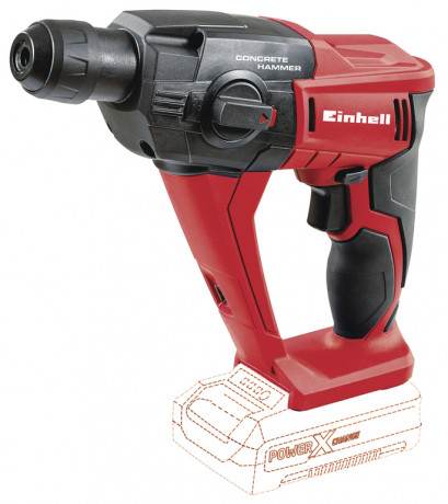 Vrtací kladivo Einhell TE-HD 18 Li-Solo Expert Plus bez baterie