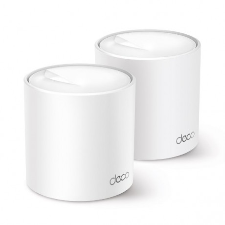 WiFi router TP-Link Deco X50(2-pack) AX3000, WiFi 6, 3x GLAN, / 574Mbps 2,4GHz/ 2402Mbps 5GHz