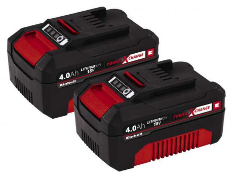 Baterie Einhell Power X-Change Twinpack 18V, 2 x 4Ah