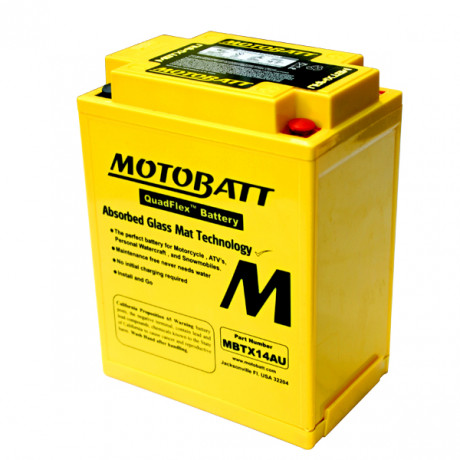 Baterie Motobatt MBTX14AU 16,5Ah, 12V, 4 vývody