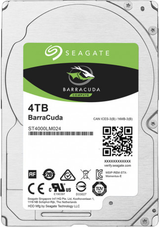 Disk Seagate BarraCuda 2,5, 4TB 5400RPM, SATA III, 128MB