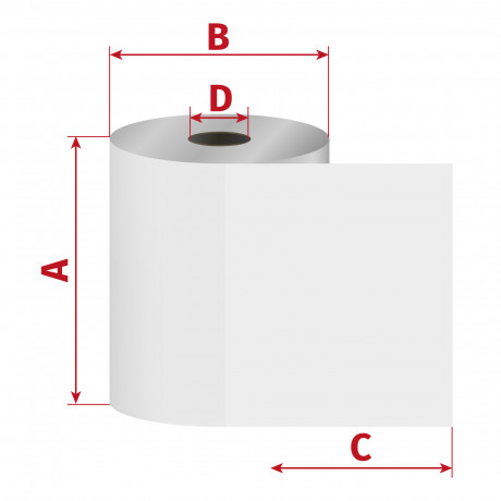 Kotouček 80/150/25 -  9 V (gramáž 58g/m2) Termocitlivý (261m)