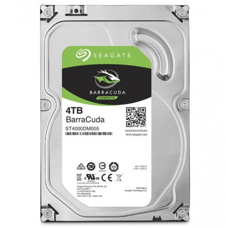 Disk Seagate BarraCuda 3,5, 4TB, 5400RPM, SATAIII, 256MB