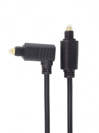 Optický kabel Toslink - Toslink 90°, OD:4mm, 1m