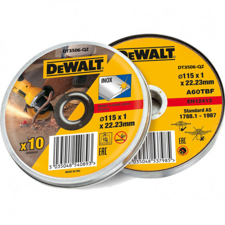 Řezný kotouč Dewalt DT3506 115 mm, 10ks